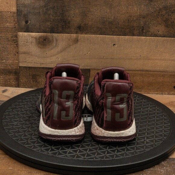 ADIDAS JAMES HARDEN VOL. 3 PLAYOFF MARO MENS ATHLETIC SHOES BASKETBALL SIZE 7 - Picture 7 of 9